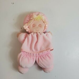 Vintage Eden Baby Sleeping Sleepy Pink Plush Doll plush