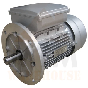 Single Phase Electric Motor 240v 1.5 kW 2 HP 1400rpm 4 Pole IMB5 B5 Flange - Picture 1 of 4