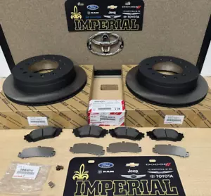 Toyota 4runner 2010-2023 genuino fabricante de equipos originales rotores de freno traseros kit de almohadilla y cuñas fabricante de equipos originales - Imagen 1 de 15