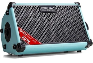 BP40D aktiver Akustikgitarrenverstärker - tragbarer Zahnlautsprecher 80 W blau - Bild 1 von 12