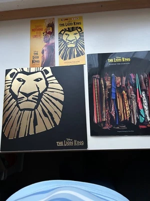THE LION KING The Musical Theatre programme /Brochure &  BEHIND THE SCENES BOOK - Image 1 of 4