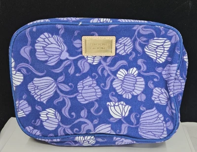 Bolsa de viaje de maquillaje floral púrpura Aerin Lauder para Estee Lauder NUEVA Foto 1 de 4