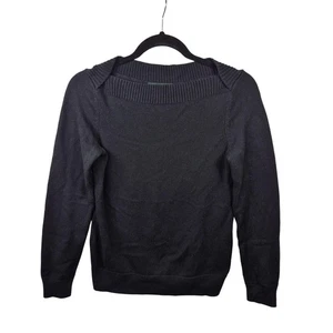 Suéter Lauren Ralph Lauren Mujer S Negro Mezcla Lana Pullover Manga Larga Top - Imagen 1 de 7
