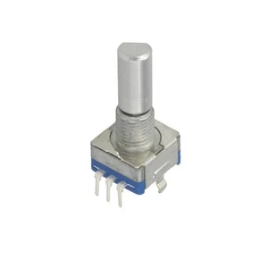 Encoder 11mm, 20 Impulse, Taster, 6mm Metallachse, stehend Print-Drehimpulsgeber - Bild 1 von 2