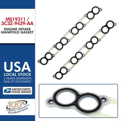 Juego de 2 juntas de admisión para Ford Econoline Super Duty 6,0 L OE 3C3Z-9439-AA Foto 1 de 4