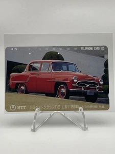 NTT Telefon Telefonkarte Vintage Japanisch Selten - 1958 Toyota Crown RS-L Museum - Bild 1 von 2