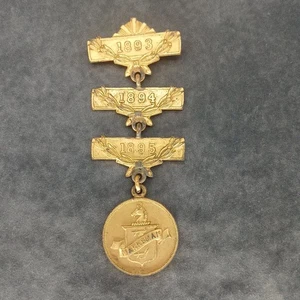 1893-1895 New Jersey National Guard Marksman Medal - Picture 1 of 6