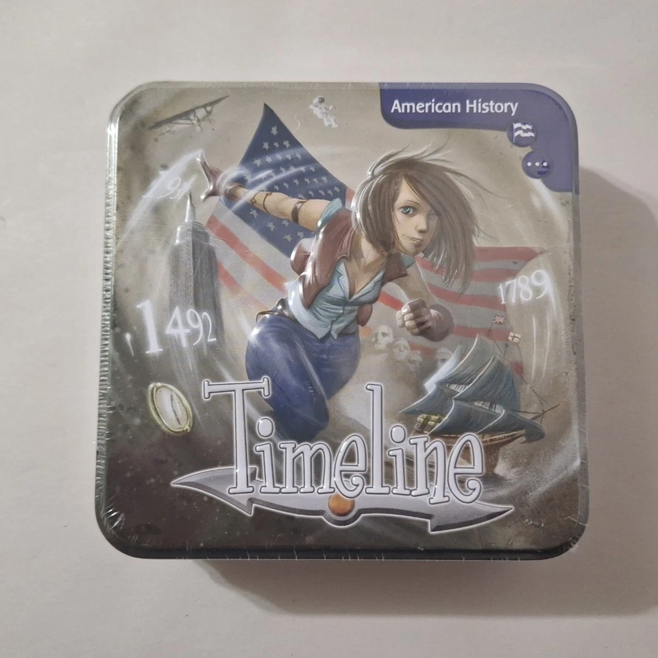 Timeline Card Game American History New Factory-Sealed Asmodee - Image 1 of 4