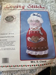 Karens Kreations Loving Stitches Cross Stitch Kit  - Ms S. Claus - Picture 1 of 2