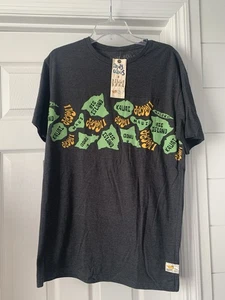 NWT Billabong Andy Davis Mens SS Tee Shirt Large Hawaii Islands Kine Grey - Picture 1 of 6