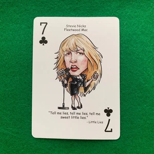 Stevie Nicks - Fleetwood Mac - Rock Icon Einzelspielkarte - Bild 1 von 2