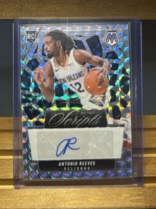 2024-25 Mosaic Basketball Antonio Reeves Rookie Scripts New Orleans Pelicans - Picture 1 of 2