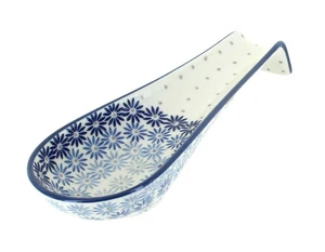 Reposacuchara mediana Blue Rose Polish Pottery Harmony - Imagen 1 de 1