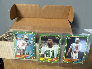 1986 Topps Football Complete Set (396) JERRY RICE ROOKIE RC - Picture 1 of 2