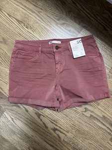 New So Jean Rust Superstretch Low Rise Midi Short 4" Inseam Size 1,11 - Picture 1 of 6