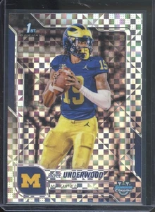 Bowman University 2025 cromo Bryce Underwood 1st X-Fractor Michigan Wolverines - Imagen 1 de 2
