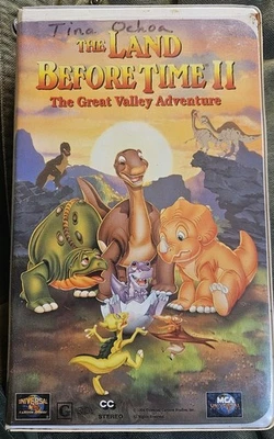 The Land Before Time II: The Great Valley Adventure VHS, 1995, Clamshell Estate - Image 1 of 3