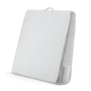 Memory-Schaum Dreieck Bein Erhöhung Keil Kissen - 24"x21"x8" weißer Bezug - Bild 1 von 1