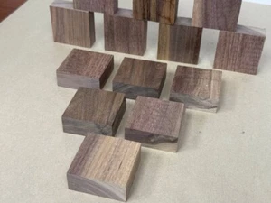 Walnut Tiles American Black Walnut Blank Woodworking Supplies, Square Tiles, DIY - Picture 1 of 11