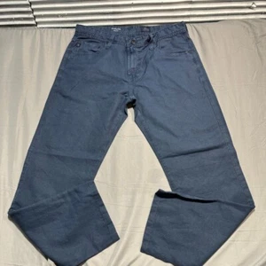 AG Adriano Goldschmied Jeans The Graduate Tailored Leg Mens 33x34 Linen Cotton - Picture 1 of 13
