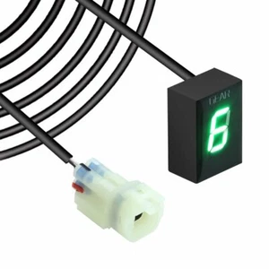 Motorcycle Gear Indicator Green Display for Kawasaki Ninja ER-6F/6N Z750 VN900 - Foto 1 di 8