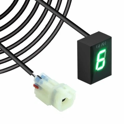 Indicador de engranaje de motocicleta pantalla verde para Kawasaki Ninja ER-6F/6N Z750 VN900 Foto 1 de 4