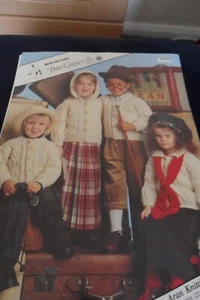 PETER GREGORY KINDER ARAN CARDIGAN MUSTER GR. 20-28 ins GEBRAUCHT (7075) - Bild 1 von 4