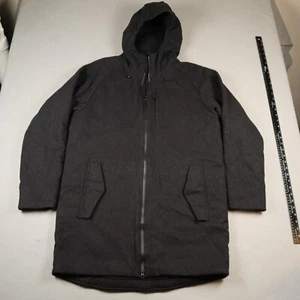 Patagonia Recycled Wool Parka Mens Medium Forge Gray 26960 FA 2017 Insulated - Picture 1 of 9