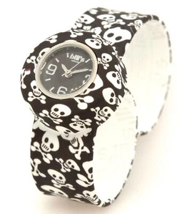 Bill's Watch reloj - mini pulsera correa pirata, esfera negra BA-MI-05 - Imagen 1 de 3