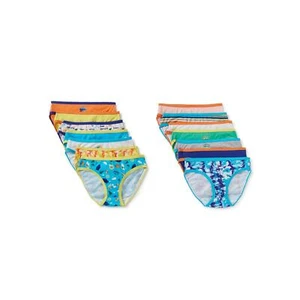 Wonder Nation Girls Bikini Underwear 14-Pack Summer Themed Size 8 - Picture 1 of 2