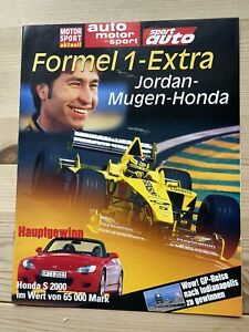 Formuła 1 Extra Jordan Mugen Honda ze sportów motorowych aktualność z 2000 roku
