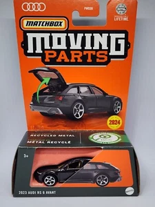 2024 MATCHBOX MOVING PARTS 2023 AUDI RS 6 AVANT WITH OPENING TRUNK - Picture 1 of 5