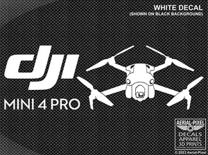 DJI Mini 4 Pro Fenster/Etui Aufkleber Drohne Aufkleber - Bild 1 von 17