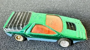 Vintage 1970's CORGI ROCKETS ALFA ROMEO "CARABO" BERTONE Metallic Green - Picture 1 of 8