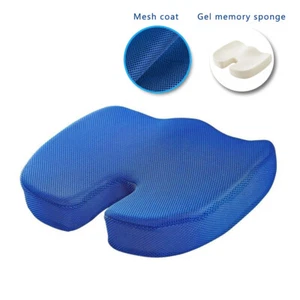 Memory Foam Seat Cushion Office Chair Car Seat Pad Coccyx Tailbone Pain Relief - Picture 1 of 39