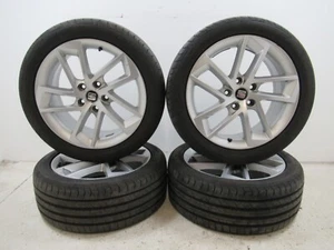 Seat Leon III 5F 12-16 4x Alufelgen Sommerreifen 225/45 17 91Y Zoll 7J ET49 #59 - Bild 1 von 22