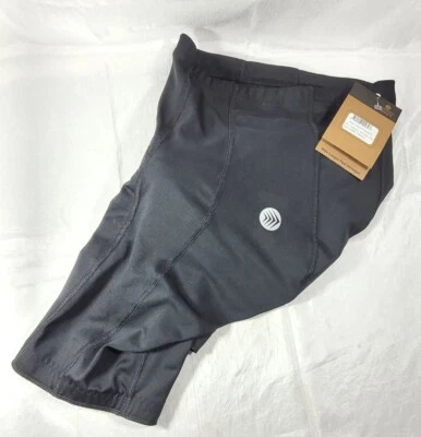 AeroTech Men's Long Distance Century Padded Cycling Shorts - Black - Size Small - Image 1 of 4