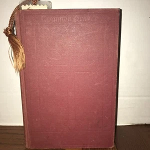 Vintage The Book of Common Prayer 1945 Hardcover Red Psalter Psalms Pre Owned - Imagen 1 de 9