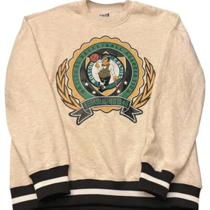 NBA Boston Celtics Crew Sweatshirt SM Boston Celtics Fleece Pullover Crewneck - Picture 1 of 16