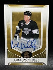 2020-21 SP Signature Edition Legends Gold Spectrum Foil Mike Donnelly #143 AUTO