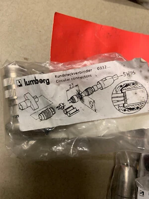 4 LUMBERG 0332 07 18916 CIRCULAR 7 Pin CONNECTOR, NIB - Image 1 of 3