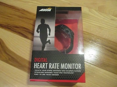 Avia Digital Heart Rate Monitor Watch & Activity Tracker Black Brand New!!! - Image 1 of 3