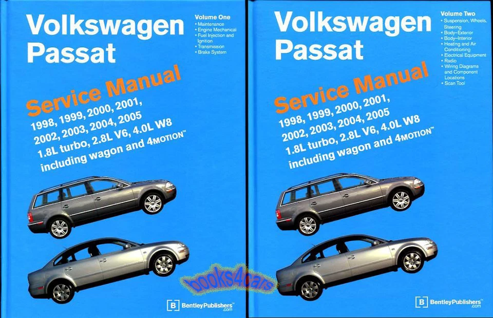 Manual De Taller Volkswagen Passat Servicio Reparación Libro Bentley 1998-2005 - Imagen 1 de 1