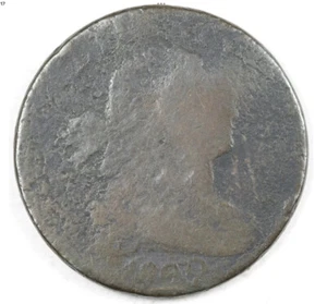 1800 Draped Bust Large Cent Circulated Early Historic Collectible Colonial Coin - Picture 1 of 7