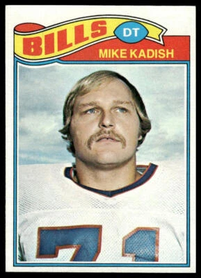 1977 Topps #353 Mike Kadish RC Buffalo Bills - Image 1 of 2