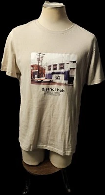 District Hub Tan Shirt Mens L Streetwear - Image 1 of 4