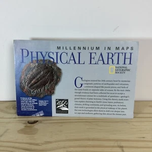 1998 Mai Millennium in Karten PHYSISCHE ERDE Nationale Geographische Karte - Bild 1 von 2