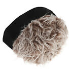 Men Retro Short Wig Hat Cap Cosplay Fake Hair Hat for Bar Street Show