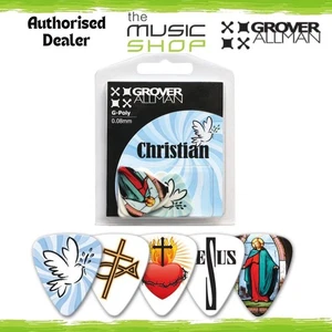 Grover Allman Themed Series - "Christian" Guitar Pick Multi Pack, 5 Picks - Bild 1 von 3