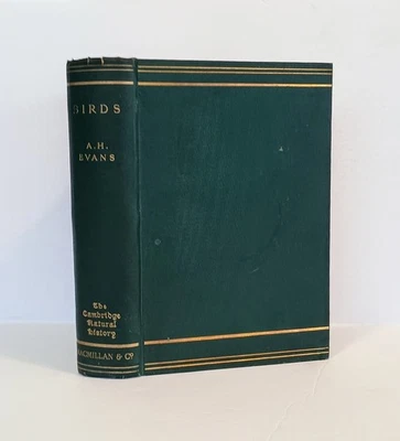 1909 BIRDS by A.H. Evans, Illustrated, Color Map, Ornithology, Natural History - Image 1 of 4